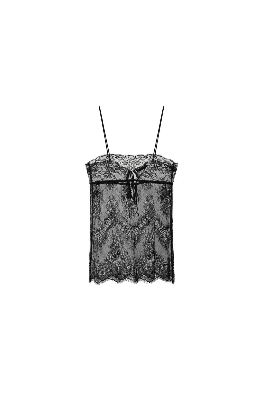 LACE TIE-BACK CAMISOLE - image 3