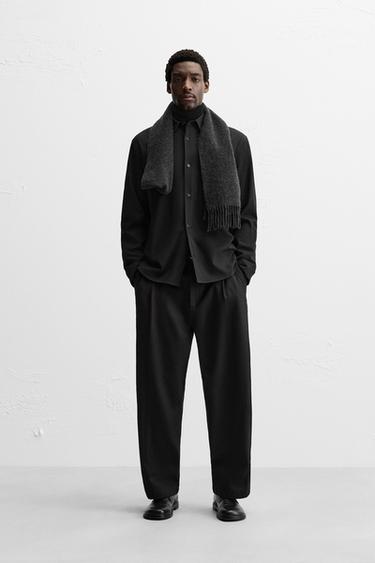 FLOWING SHIRT WITH POCKET - Black by Zara - Image 0
