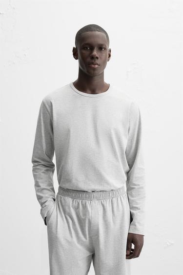 حزمة بيجامة بيزك - رمادي فيجوريه الخاص بـ Zara