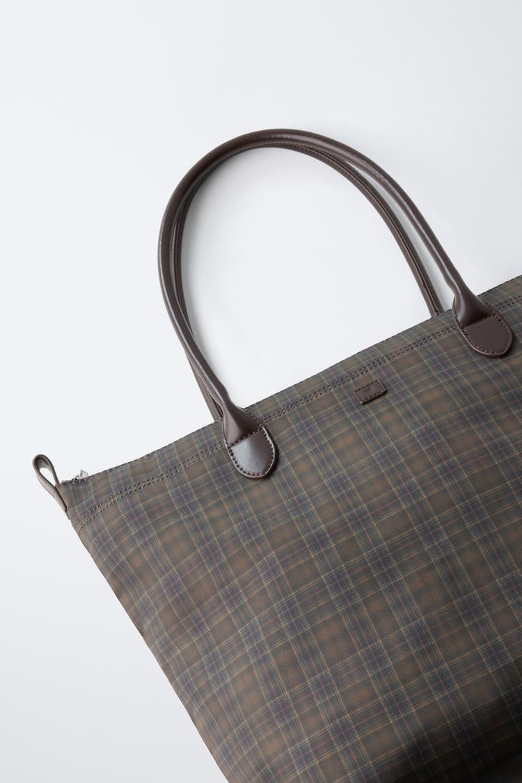 BOLSA TOTE A CUADROS 3