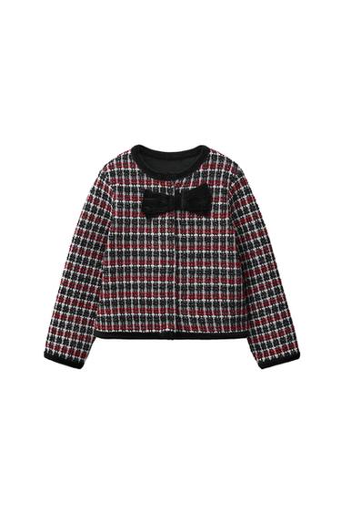 CHAQUETA ESTRUCTURA LAZO VELVET - Negro de Zara