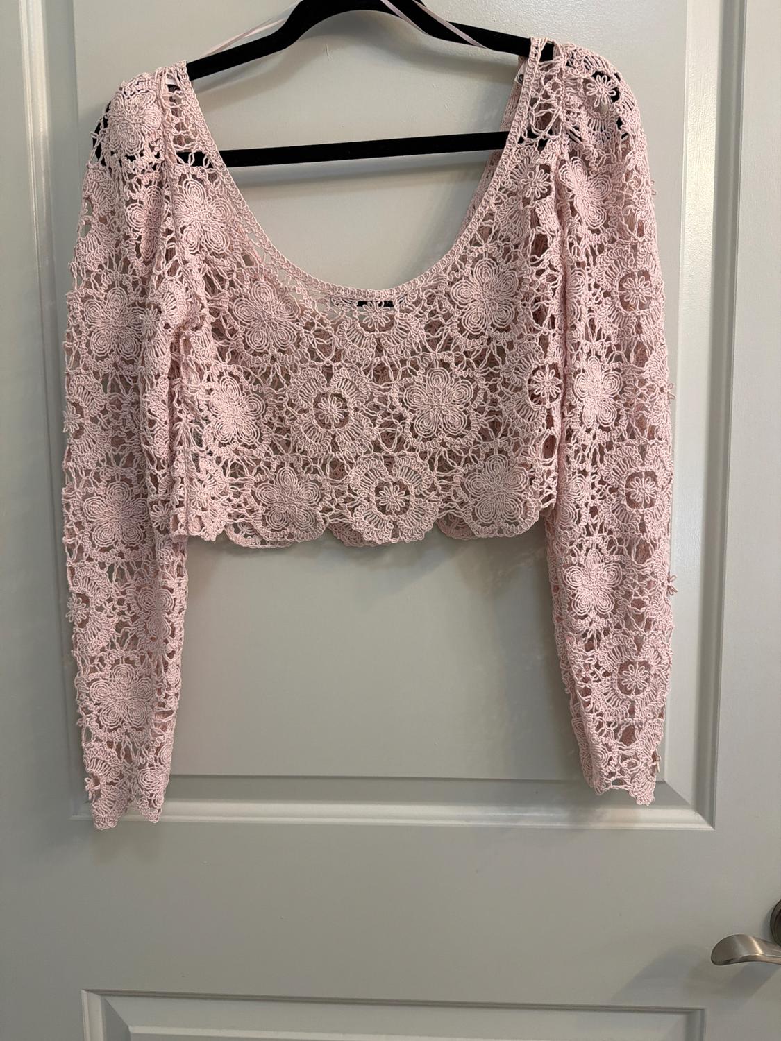 CROCHETED KNIT TOP - Image 2