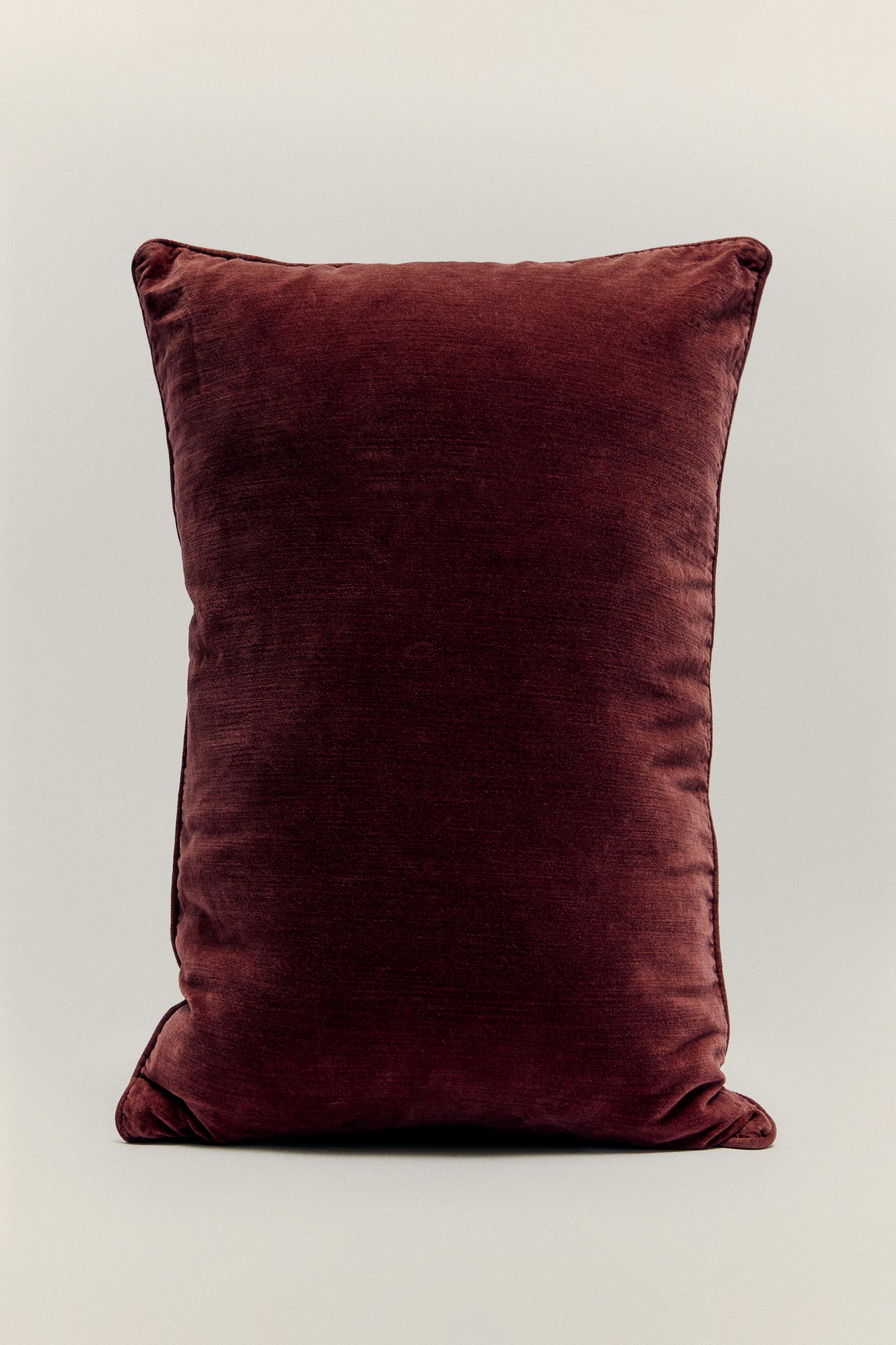 VELVET THROW PILLOW COVER