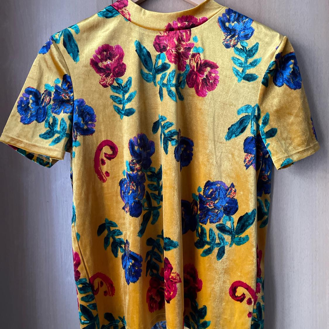 PRINTED VELVET T-SHIRT - Image 4