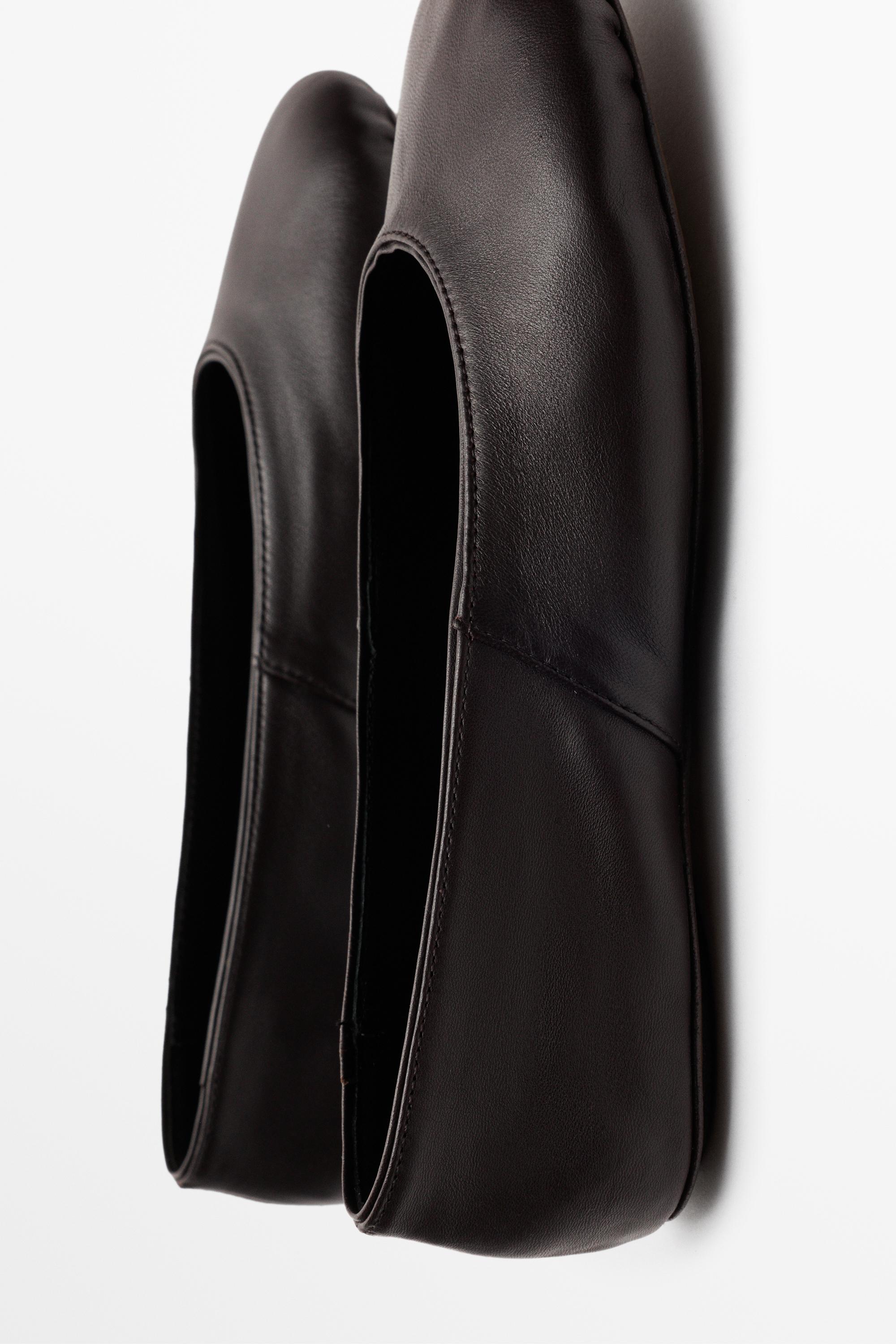 Ballerine en cuir souple