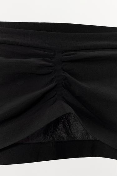 BANDEAU HOSIERY BRALETTE - Black by Zara - Image 5