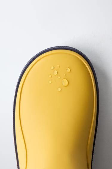 BOTTES DE PLUIE COLORÉES - Jaune de Zara - Image 7