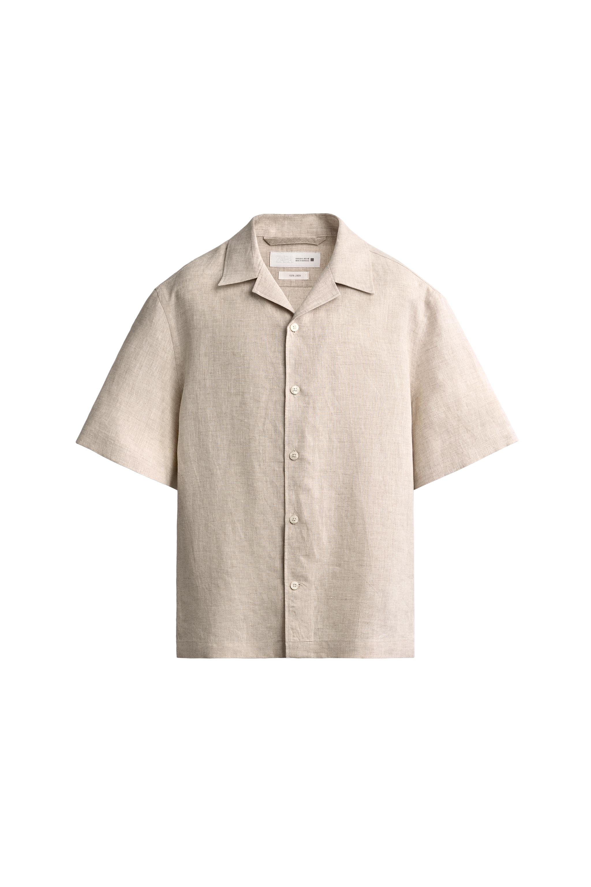 CAMISA RELAXED FIT 100% LINO