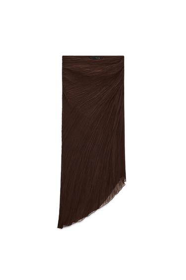 ZW COLLECTION PLEATED MIDI SKIRT