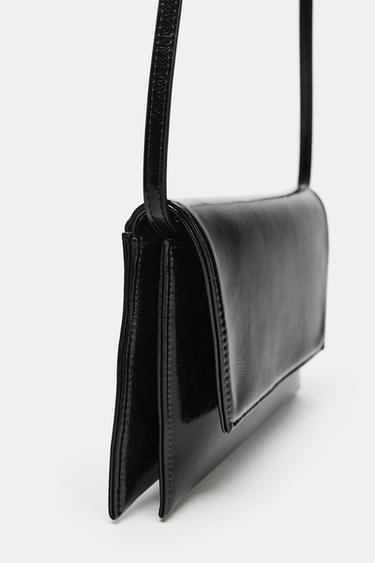 EMBOSSED FLAP BAG - Black by Zara - Image 5