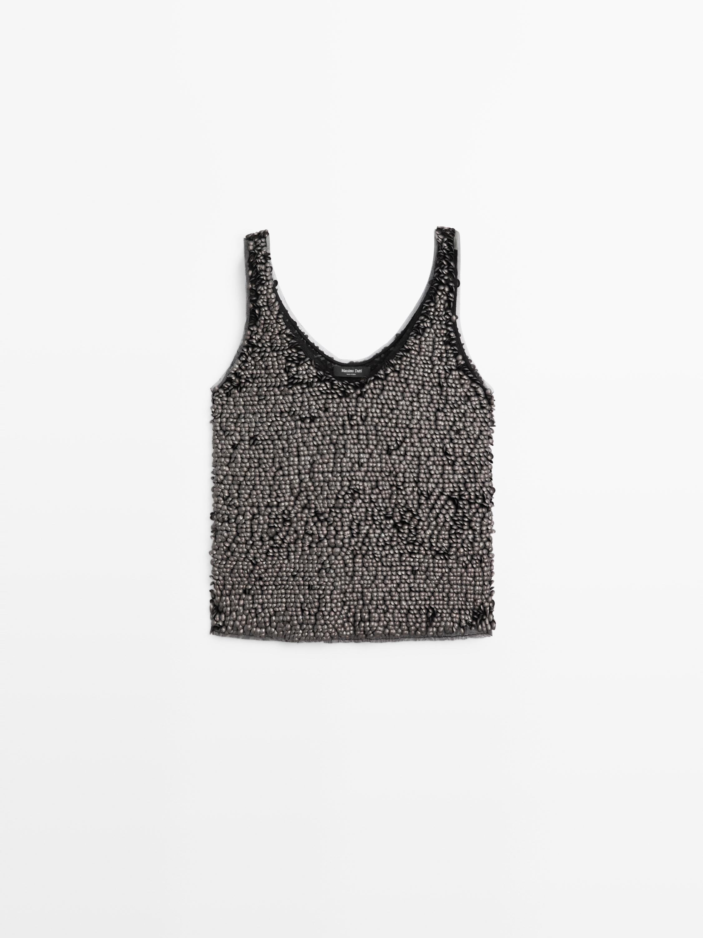 Débardeur perles fantaisie