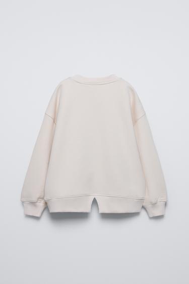 LILO & STITCH © DISNEY GLITTER SWEATSHIRT - Ecru by Zara - Image 2