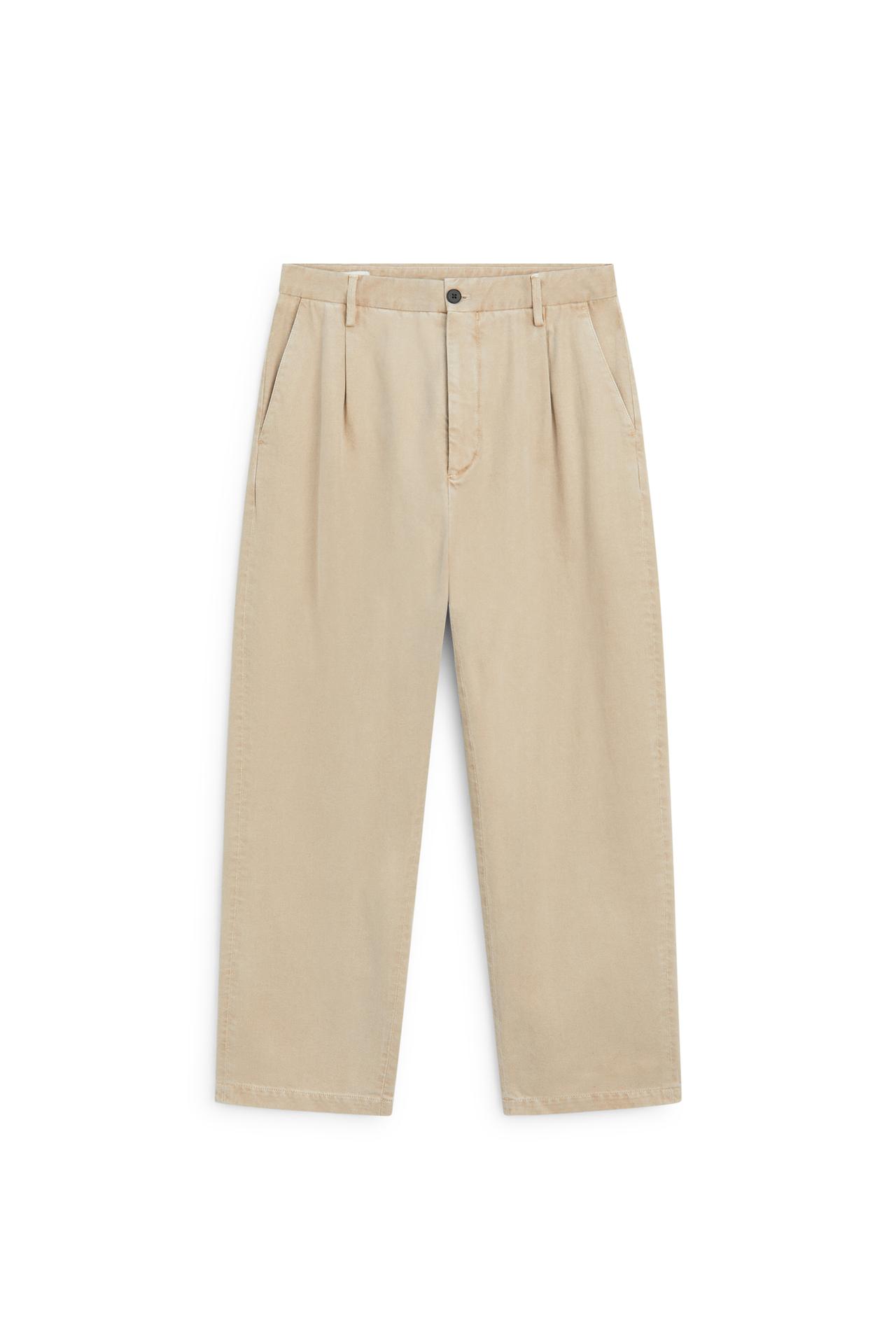 Denim-effect pants with darts - LIMITED EDITION — taupe brown