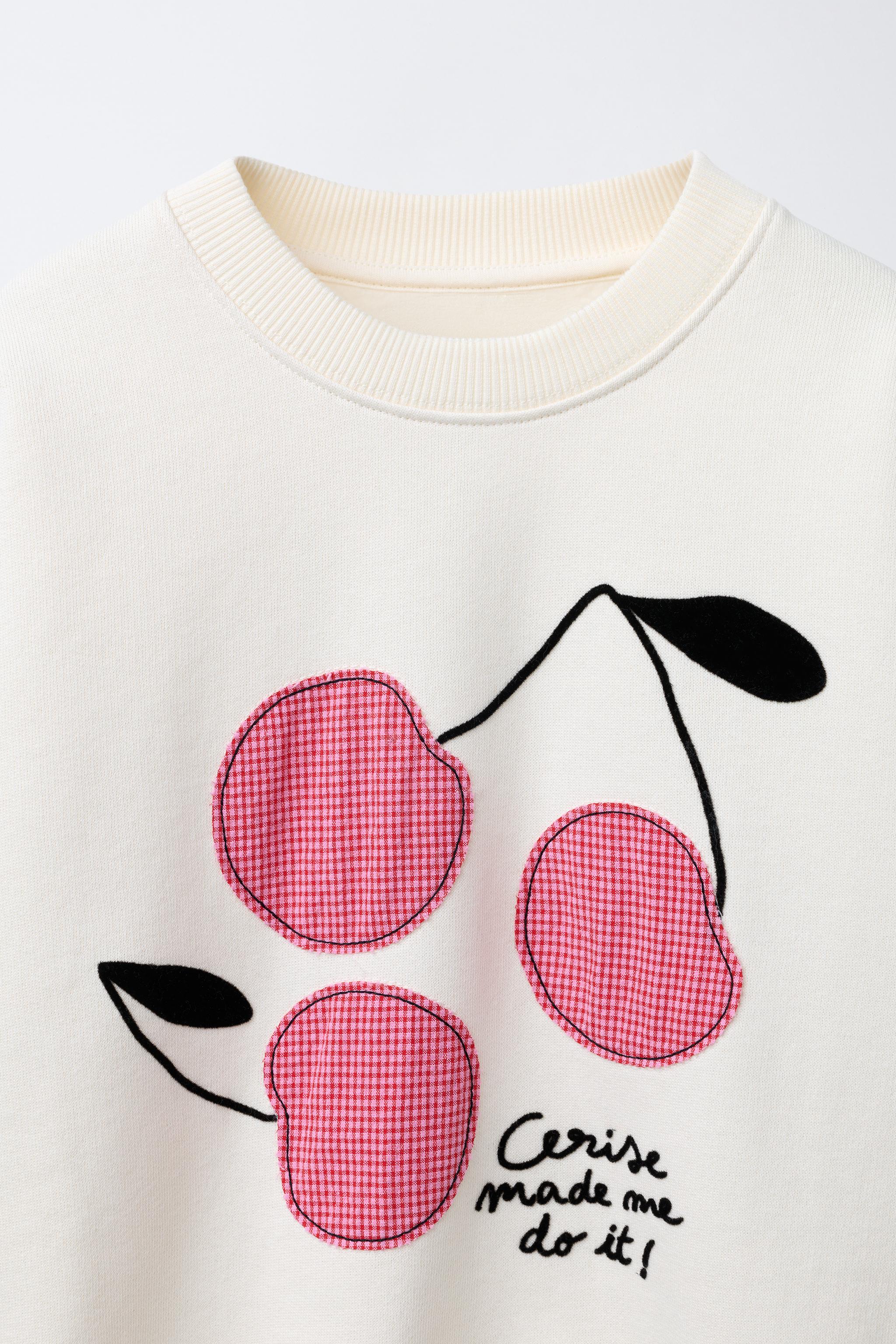 CHERRY PATCH SWEATSHIRT