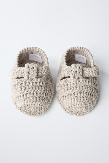 CHAUSSONS EN MAILLE - Bleu de Zara - Image 5