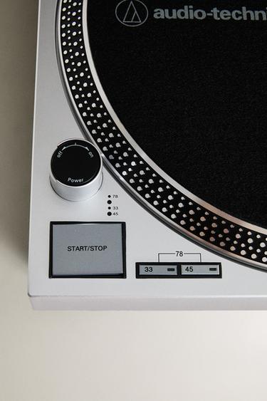 AUDIO TECHNICA TURNTABLE - Silver by Zara - Image 3