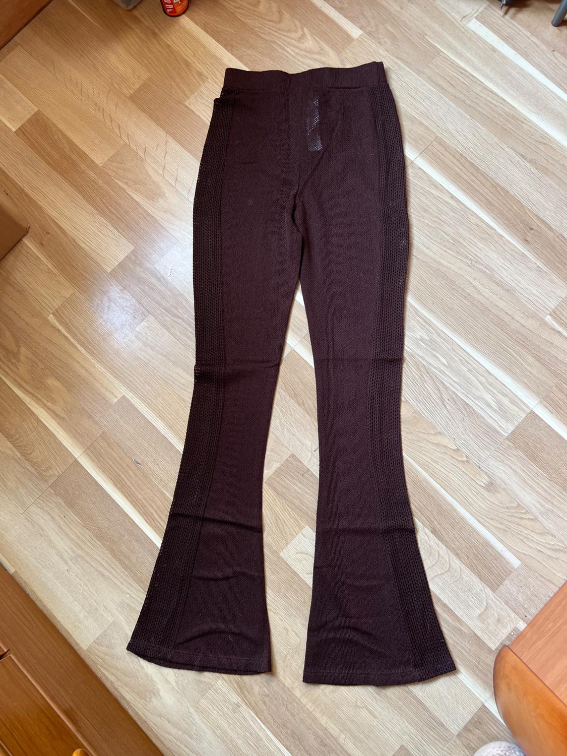 FLARE JACQUARD TROUSERS - Image 2