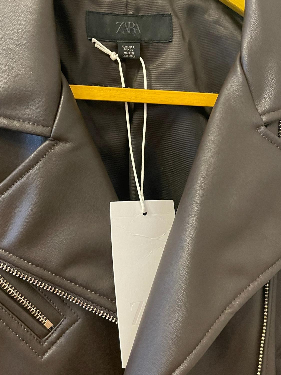 FAUX LEATHER BIKER JACKET - Image 6