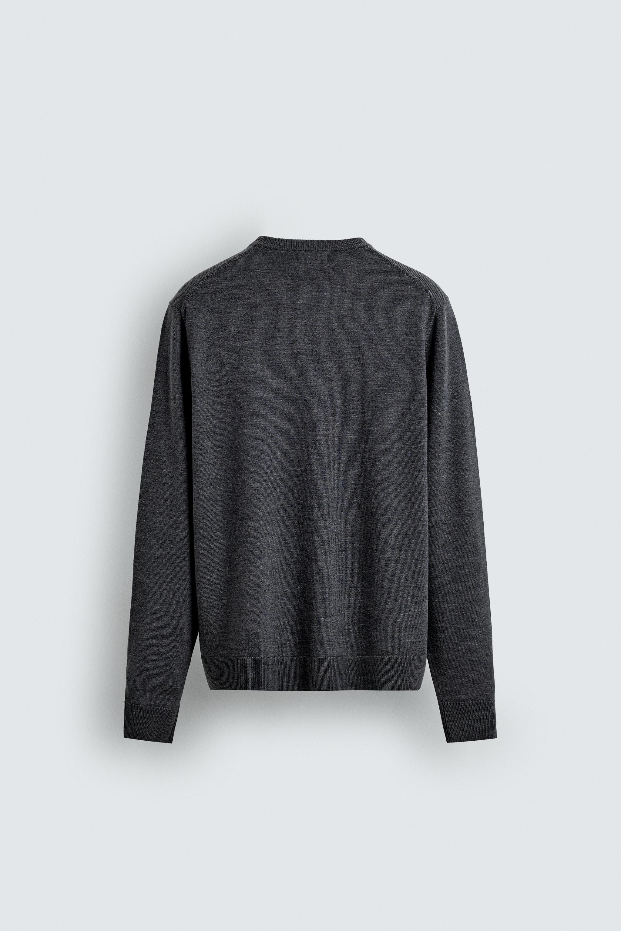 CARDIGAN REGULAR FIT AVEC LAINE