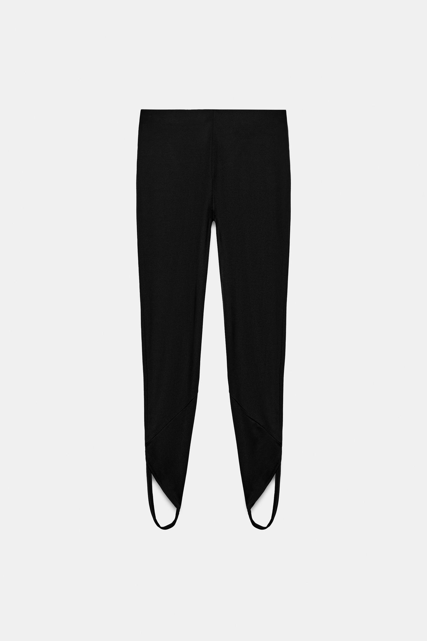 Женские леггинсы Zara Stirrup, цвет: Чёрный — фото 7