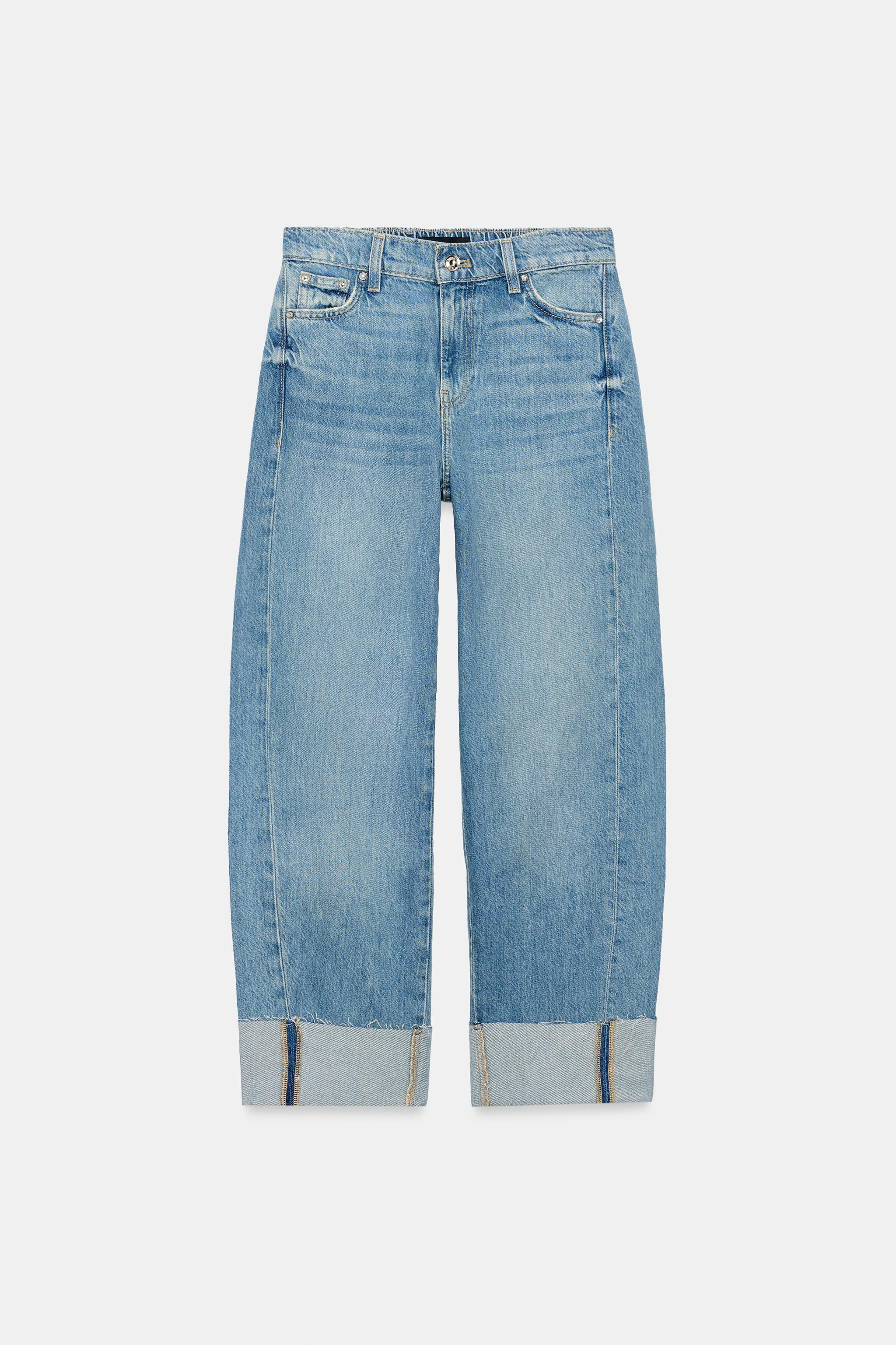 Z1975 MID-RISE BAGGY CUFFED JEANS