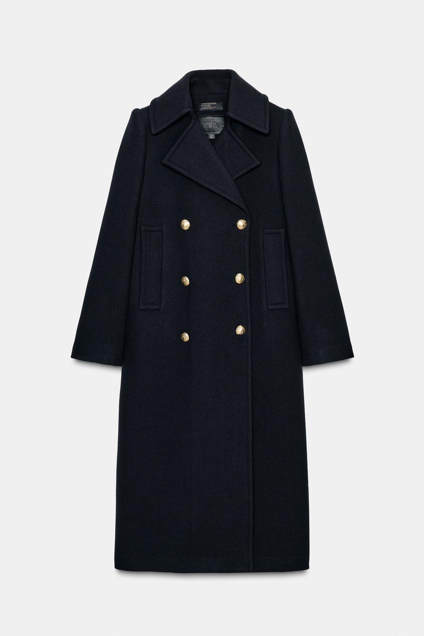 LONG WOOL BLEND COAT ZW COLLECTION