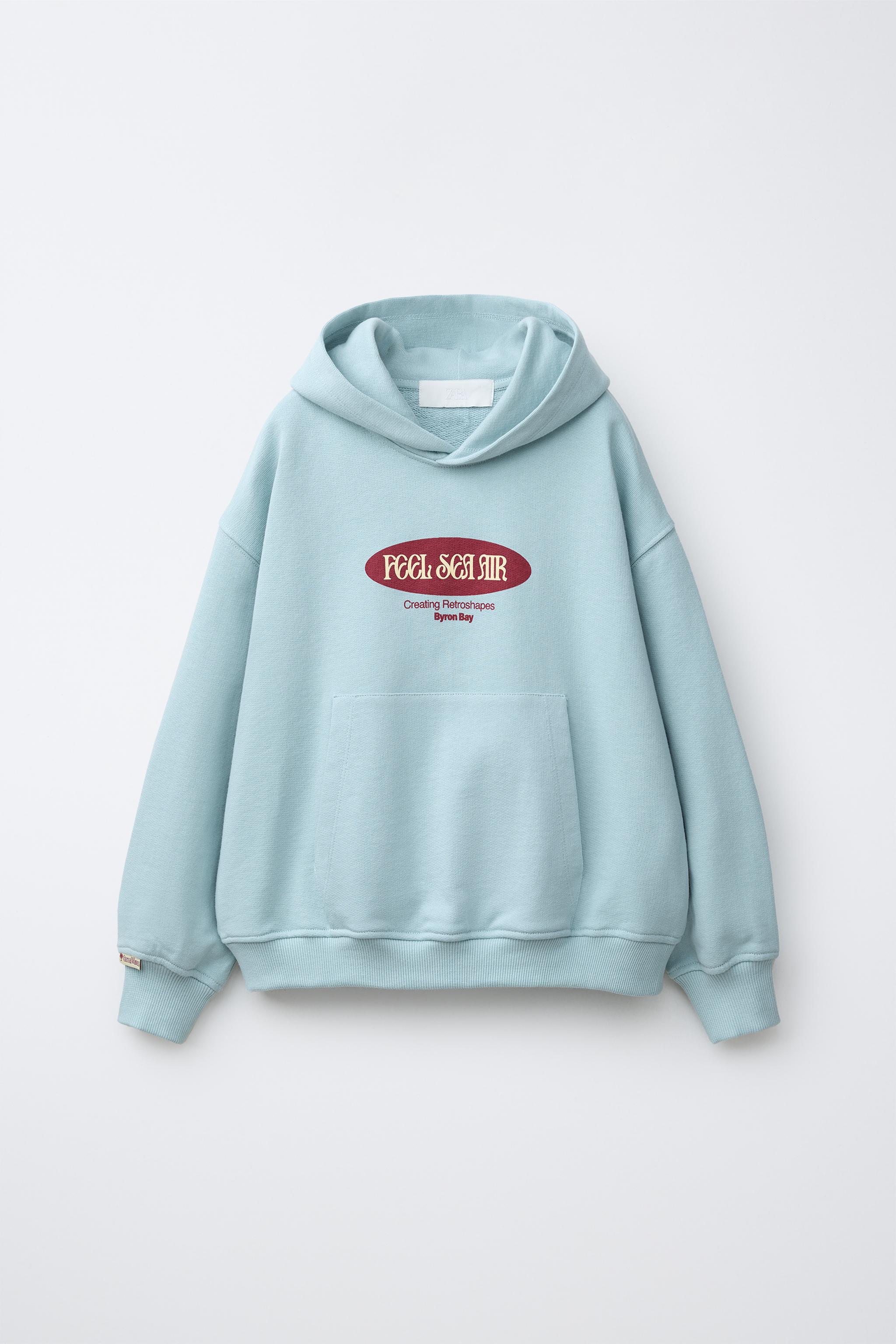 SWEAT À CAPUCHE IMPRIMÉ SURF