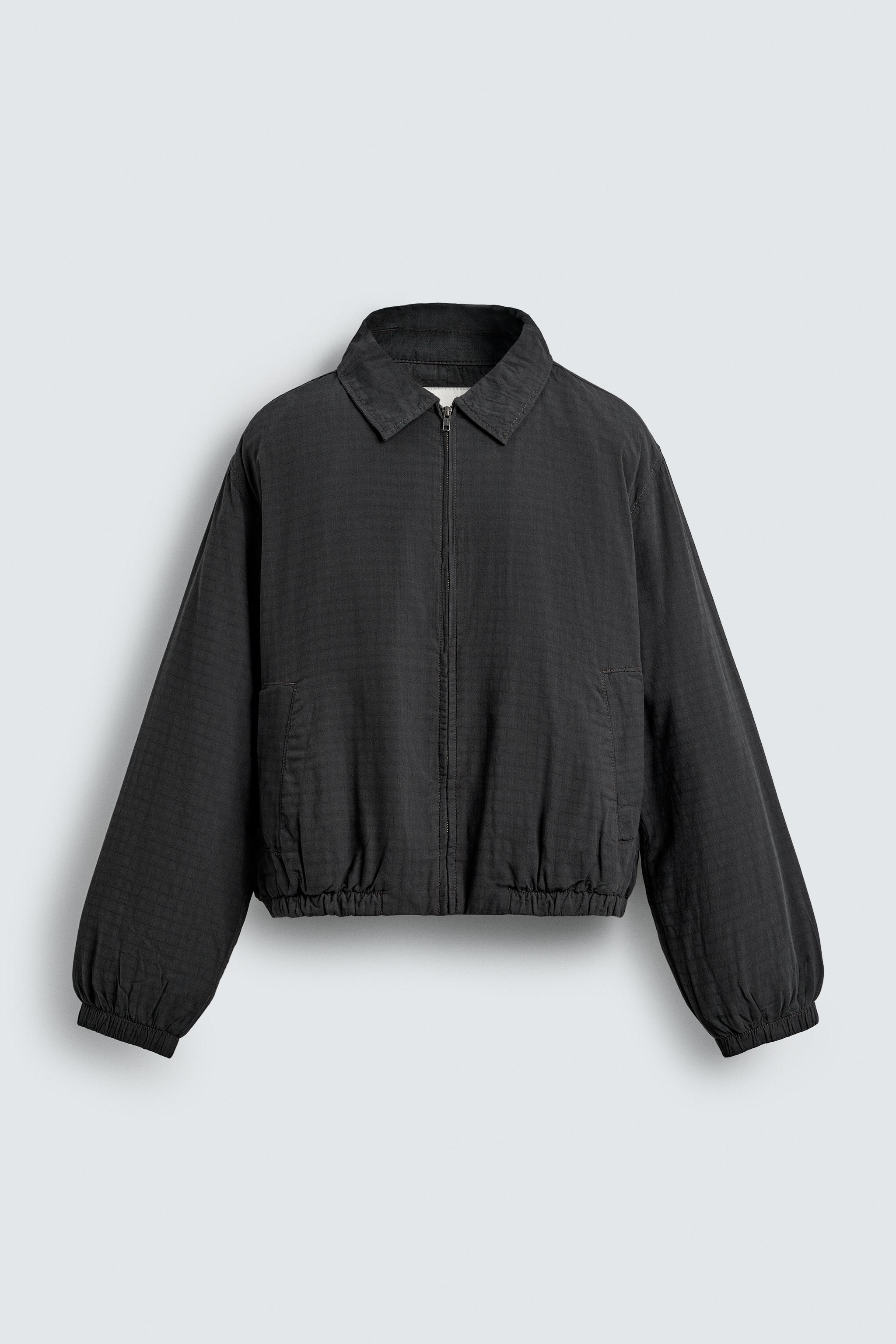 定価39,600円 完売品【Oblada】CHARCOAL JKT TEXTURED QUILTED JACKET - Charcoal | ZARA United States