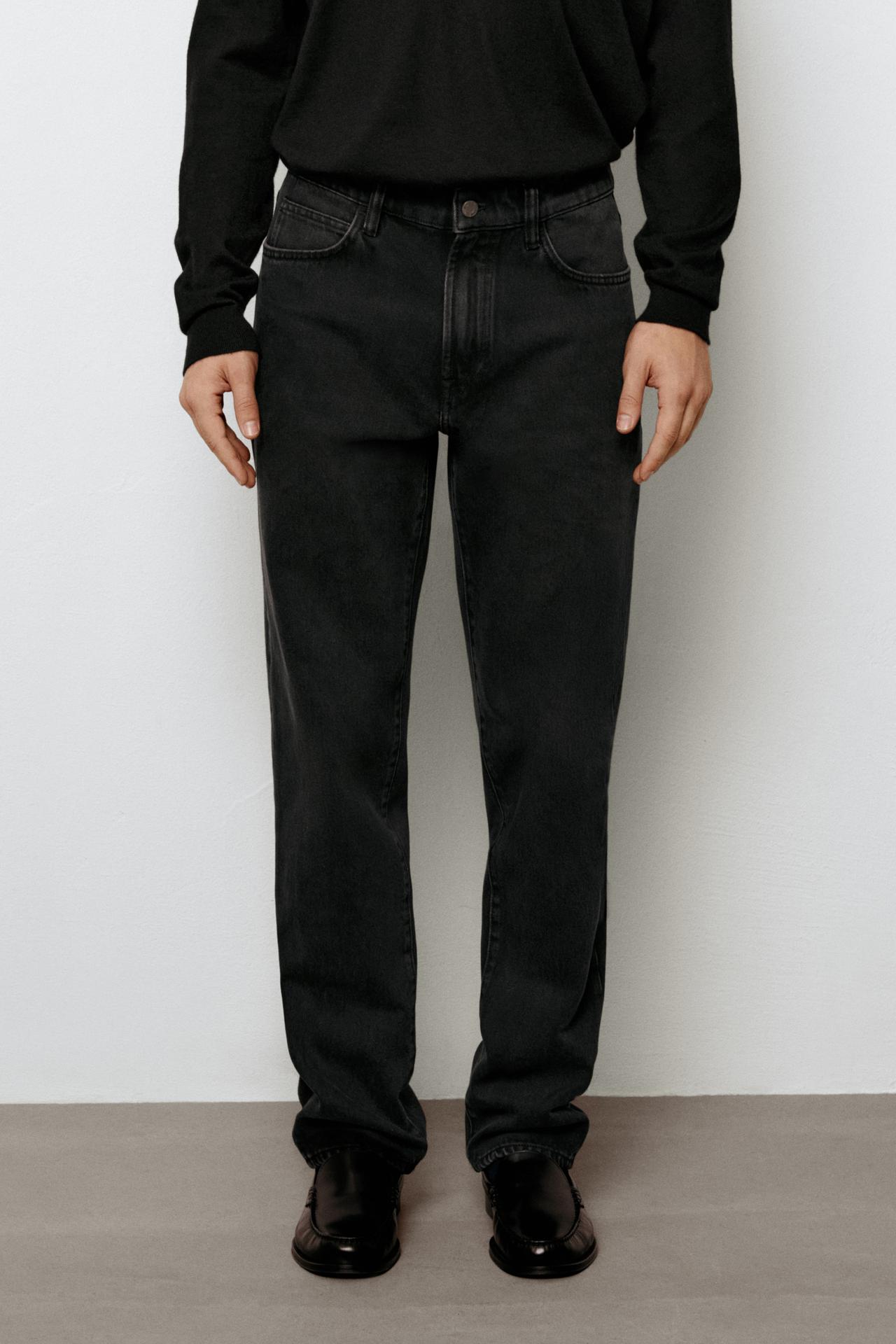 Tapered fit jeans — Anthracite Gray