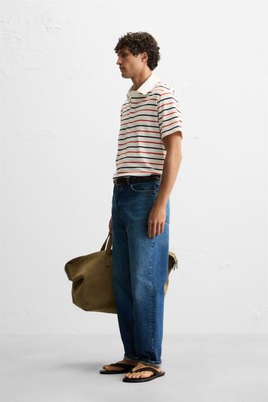 STRIPED POLO SHIRT - striped by Zara - Image 3