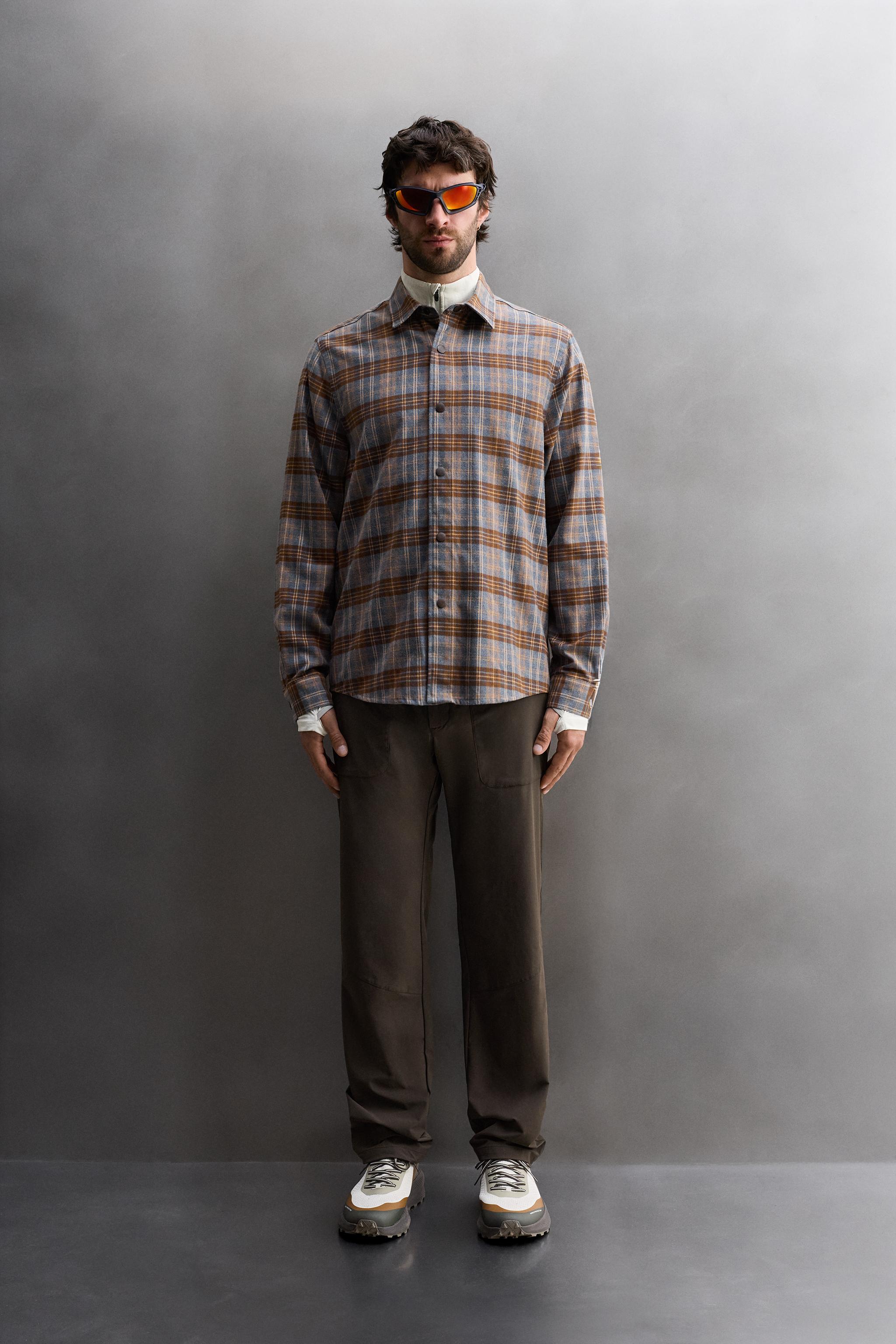 PLAID LYOCELL - WOOL SHIRT - Various | ZARA United States