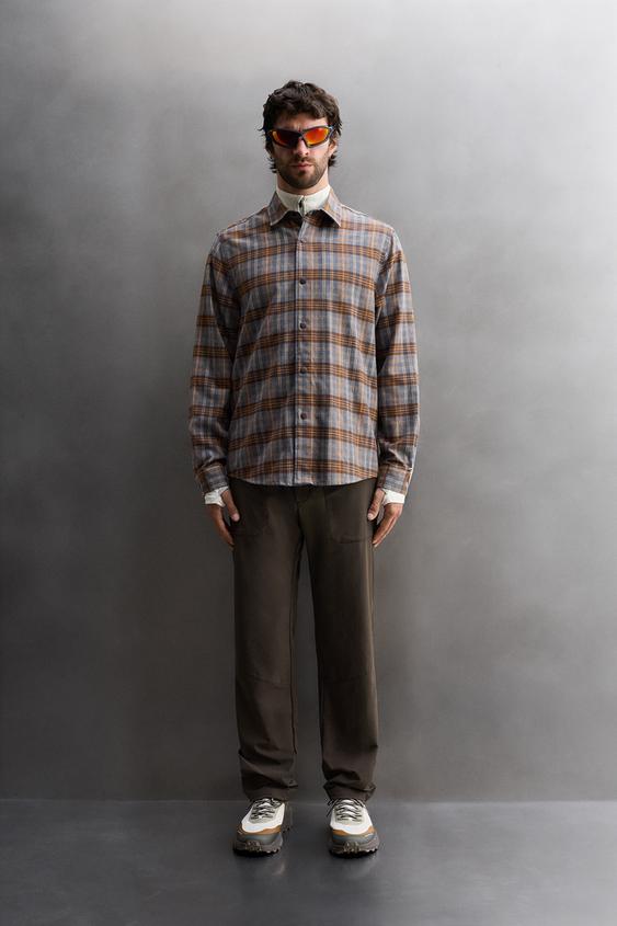 LYOCELL - WOOL PLAID SHIRT