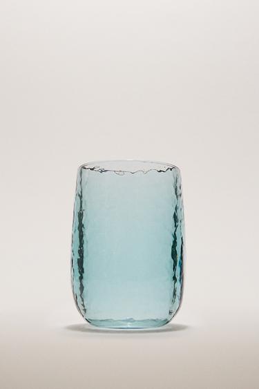 VERRE ACRYLIQUE MARTELÉ - Bleuté de Zara - Image 5