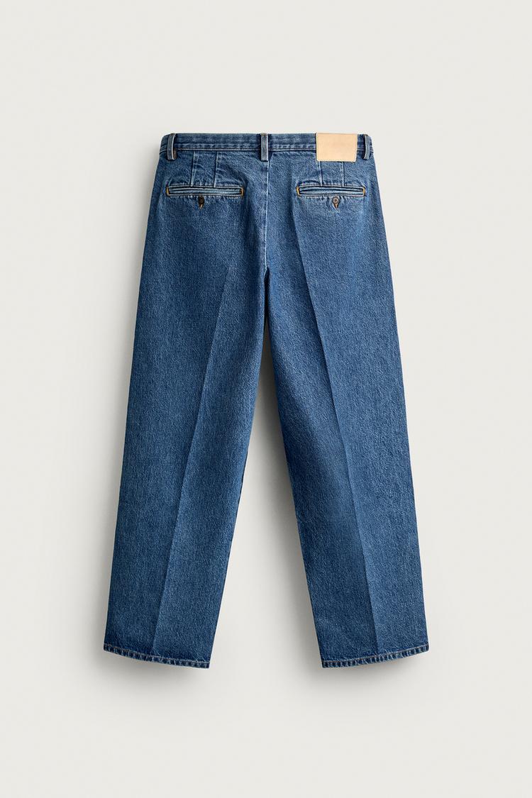 Pantalones chino de denim de ajuste regular 8