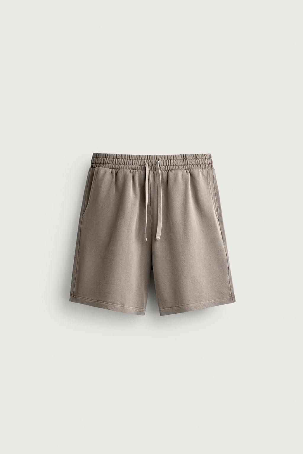 BASIC FADED JOGGER BERMUDA SHORTS