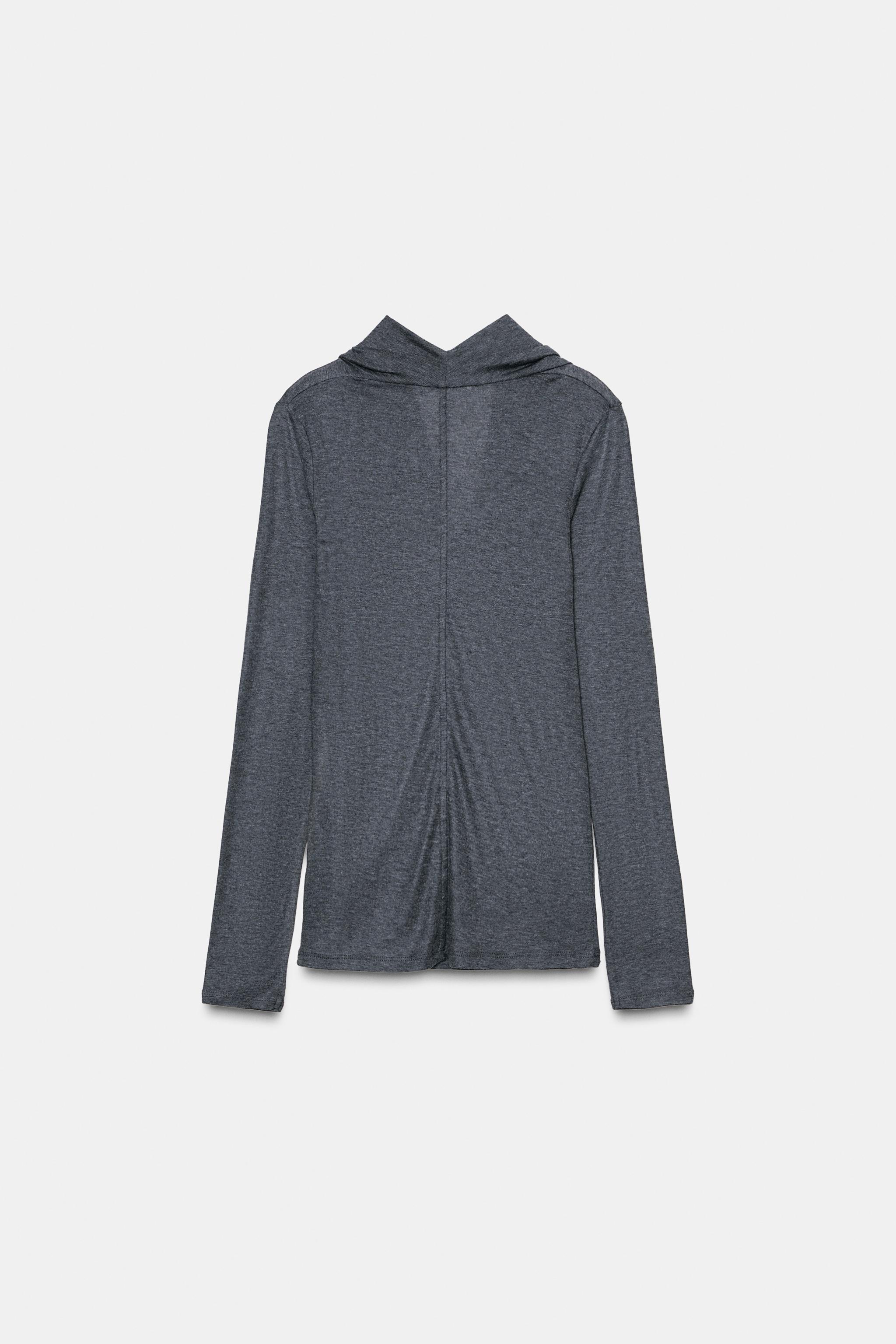 T-SHIRT DRAPÉ AVEC LYOCELL