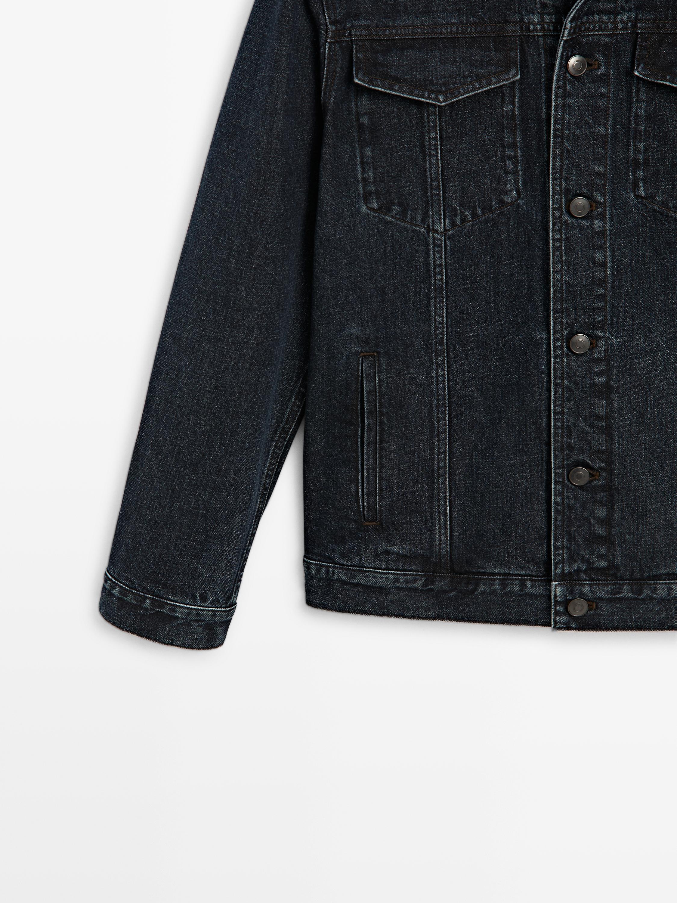 Denim trucker jacket