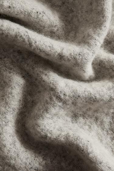 WOOL THROW - Light grey by Zara - Image 2