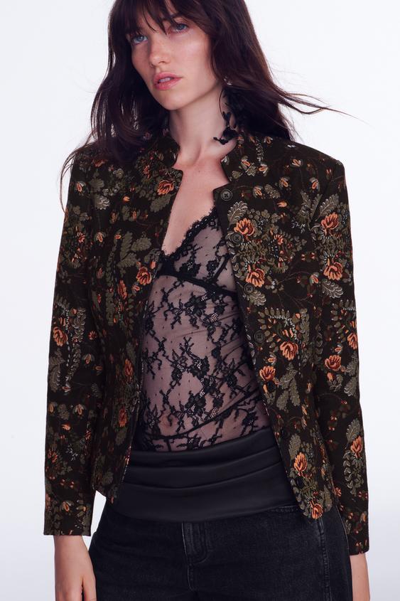 STRAPPY LACE BODYSUIT - Black by Zara - Image 0