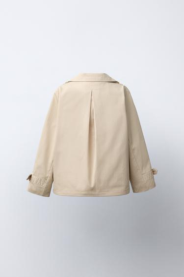 SHORT TRENCH COAT - Sand by Zara - Image 3