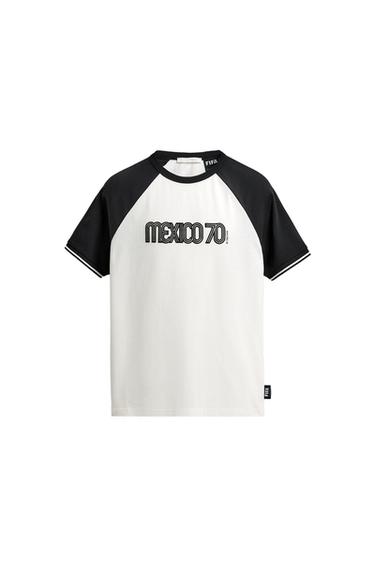 メキシコ70 FIFAワールドカップ™ FIFAクラシックカラーブロックTシャツホワイトZaraのメキシコ70 FIFAワールドカップ™ FIFAクラシックカラーブロックTシャツ - ホワイト 