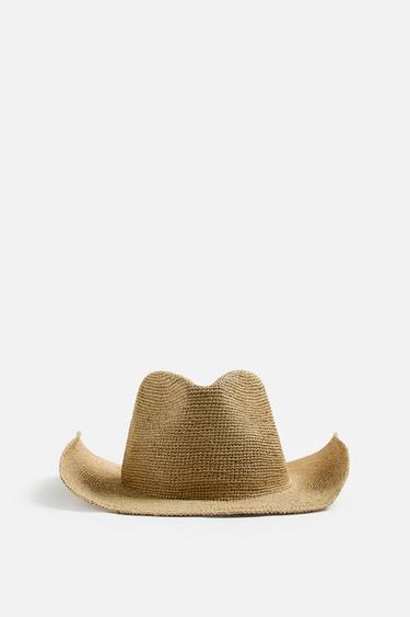 CHAPEAU EN RAPHIA - Beige clair de Zara - Image 3
