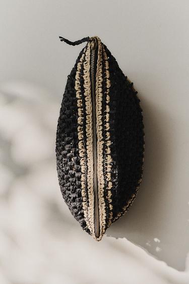 LARGE PAPER WASH BAG - Black by Zara