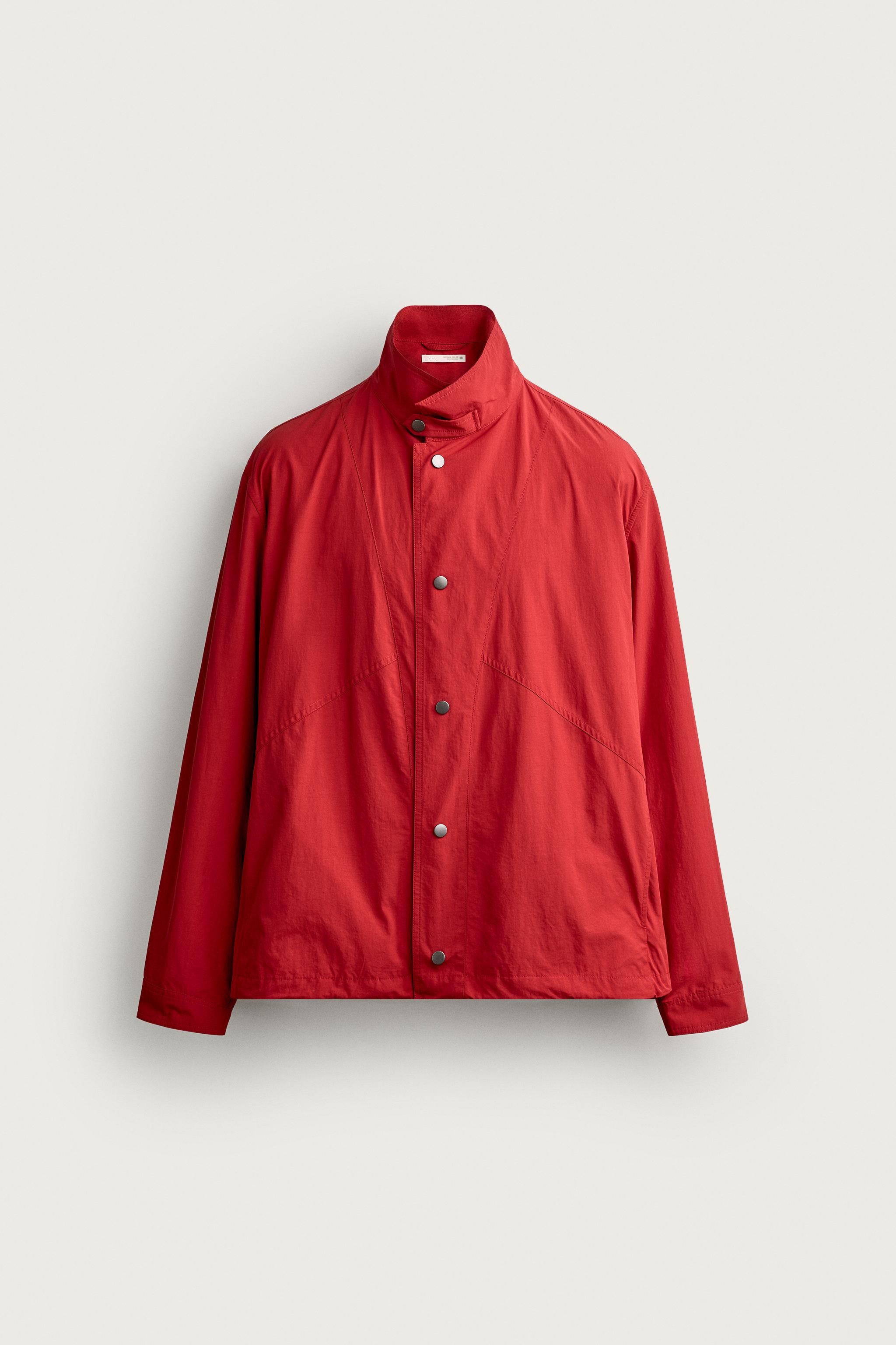 Zara LIGHTWEIGHT TECHNICAL REGULAR FIT OVERSHIRT — фото 8