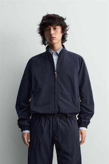 CHAQUETA TÉCNICA LIGERA - Azul lavado de Zara