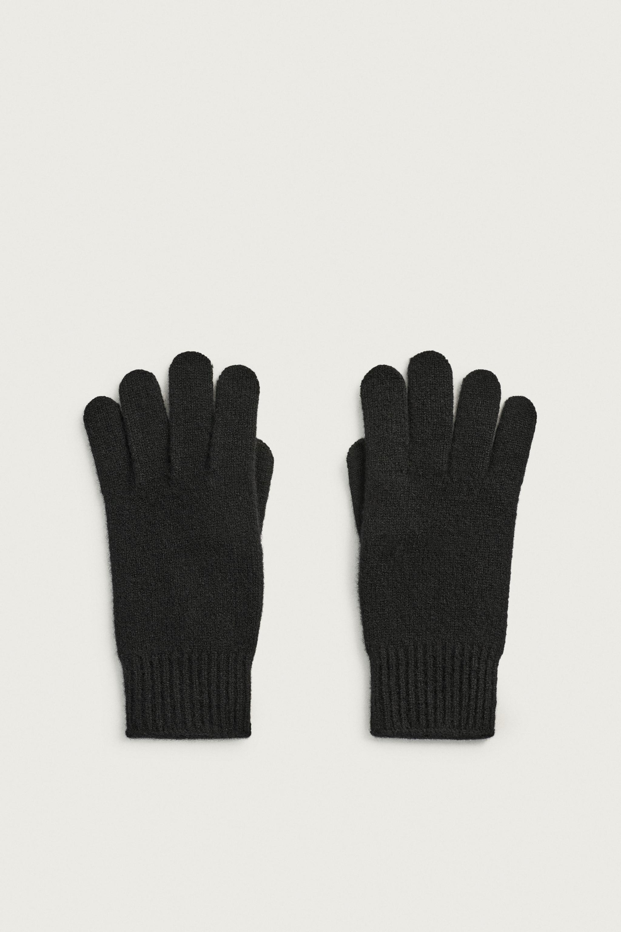 100% WOOL KNIT GLOVES
