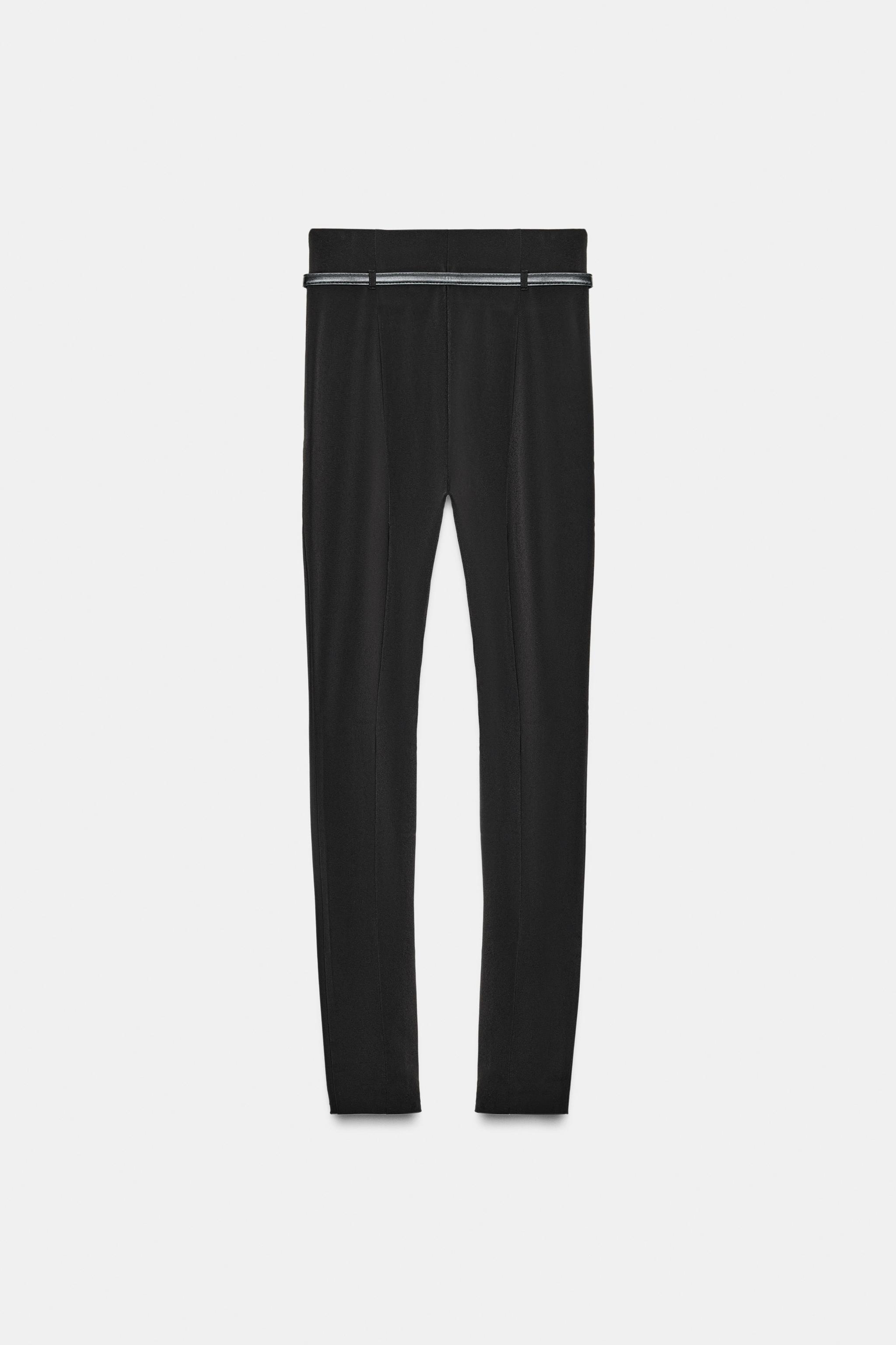 BELTED LEGGING PANTS