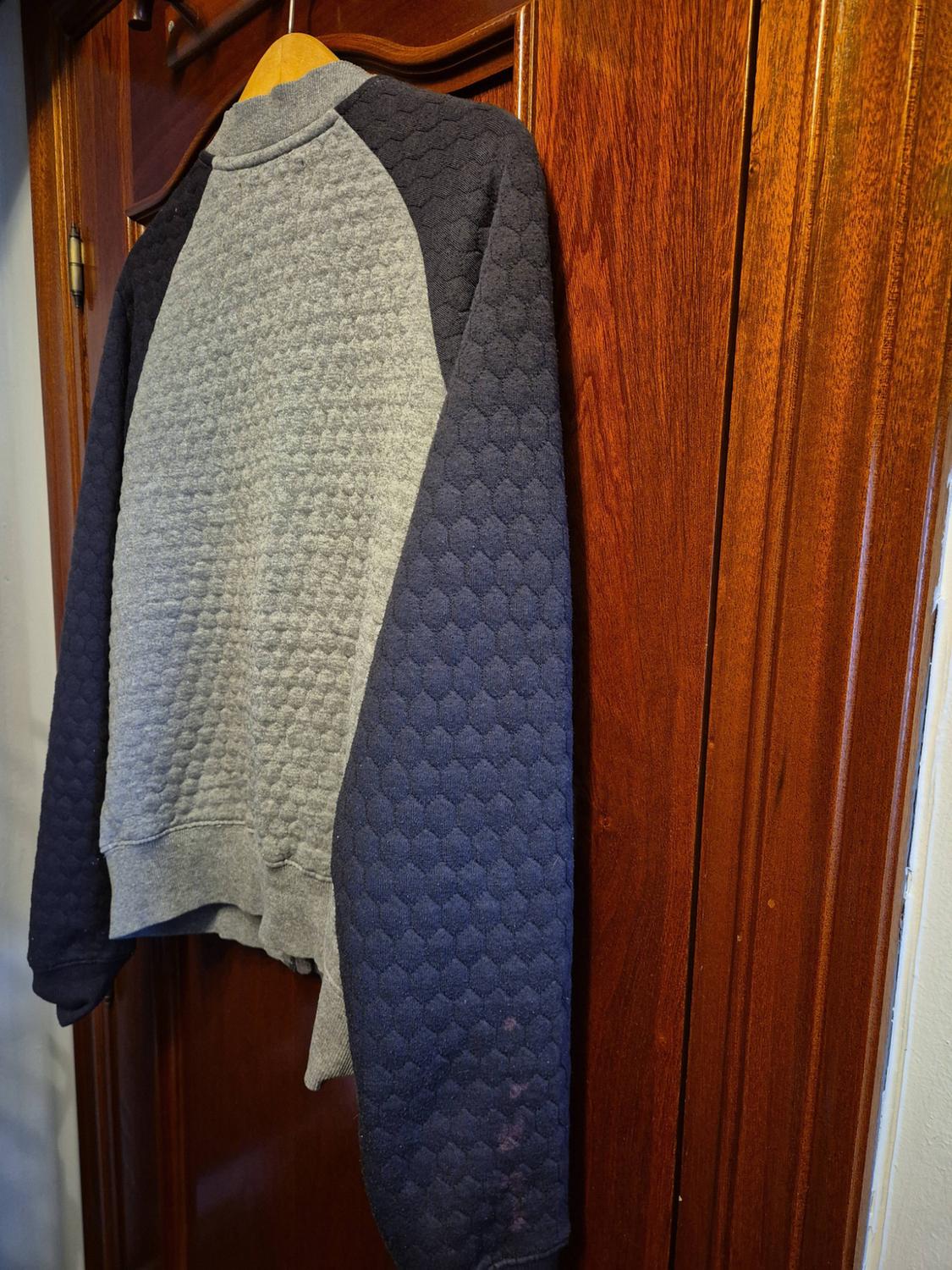 TWO-TONE QUILTED BOMBER JACKET - Image 5