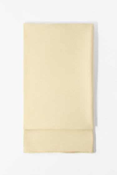PAÑUELO LISO SOFT - Amarillo claro de Zara