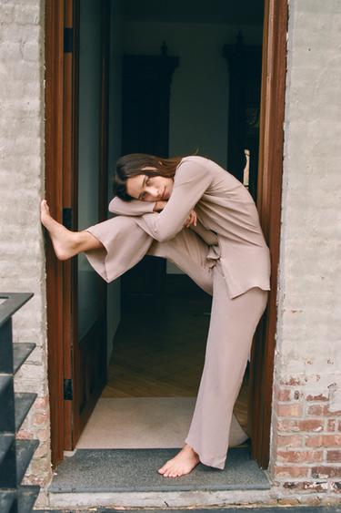 PANTALON 100% VISCOSE - Violets de Zara - Image 2